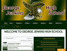 Tablet Screenshot of georgejenkinshs.com